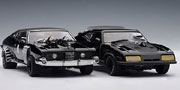 MAD MAX 2 : THE ROAD WARRIOR - INTERCEPTOR & ENEMY CAR Set AutoArt 1:43 52745