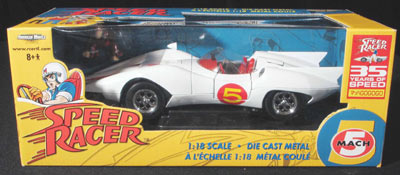 Speed Racer Mach 5 1:18 Ertl 33141 diecast model car