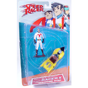 Racer X die cast car with Racer X Figure 1:55 scale Art Asylum 523369 asst 300 set
