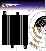 Track, Straight Half 2 pack 175mm Scalextric Sport C8207 slot car track