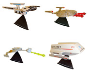 Star Trek Johnny Lightning Release 5 Four Piece Set 1:64 scale diecast movie replicas 50498A