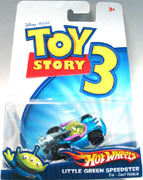 Toy Story 3 Little Green Speedster Hot Wheels 1/64 P4828 P4834