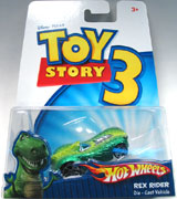 Toy Story 3 Rex Rider Hot Wheels 1/64 P4828 P4832