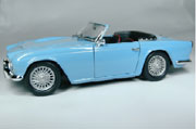 1962 Triumph TR4 Roadster Blue Convertible Jadi 98091 1:18 scale diecast
