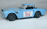 1962 Triumph TR4 Rally Roadster Blue Hardtop Jadi 98093 1:18 scale diecast